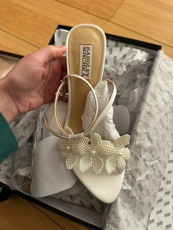 Badgley Mischka Shoes - NEW, IN BOX - Badgley Mischka - Whitney Ankle Strap Sandal - Size 7